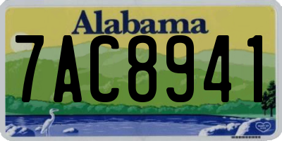 AL license plate 7AC8941