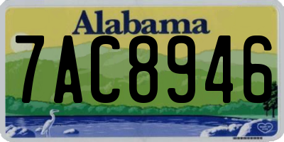 AL license plate 7AC8946