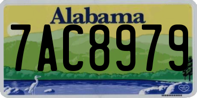 AL license plate 7AC8979