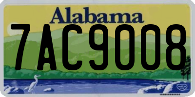 AL license plate 7AC9008