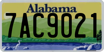 AL license plate 7AC9021