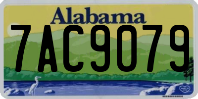 AL license plate 7AC9079