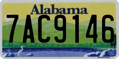 AL license plate 7AC9146