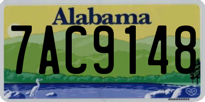 AL license plate 7AC9148