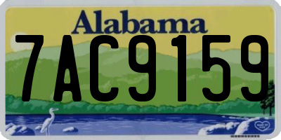 AL license plate 7AC9159