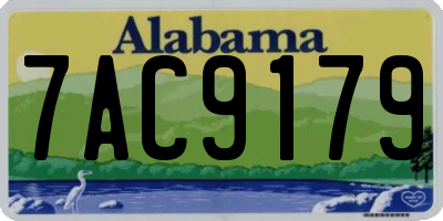 AL license plate 7AC9179