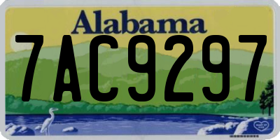 AL license plate 7AC9297