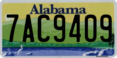 AL license plate 7AC9409