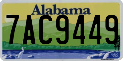 AL license plate 7AC9449