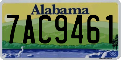 AL license plate 7AC9461