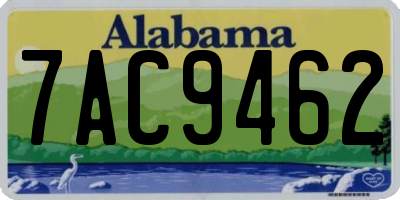 AL license plate 7AC9462