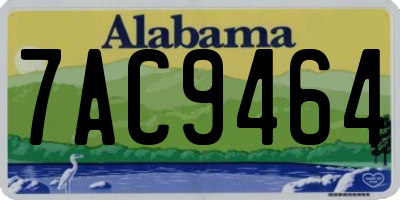 AL license plate 7AC9464