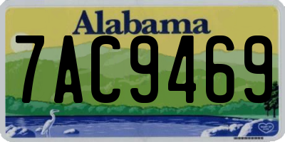 AL license plate 7AC9469