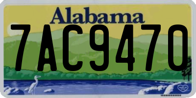 AL license plate 7AC9470