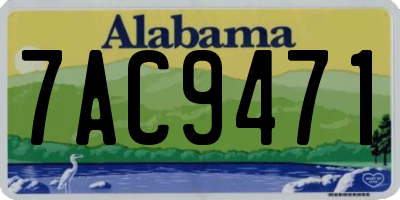 AL license plate 7AC9471