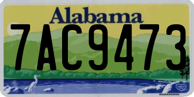 AL license plate 7AC9473