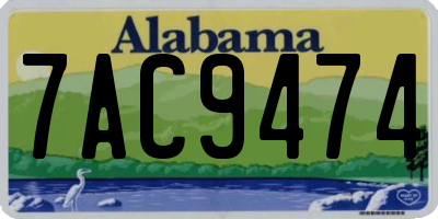 AL license plate 7AC9474