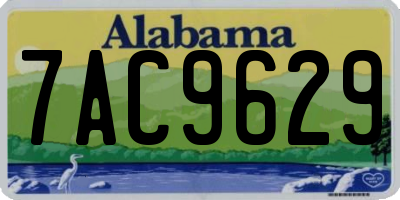 AL license plate 7AC9629
