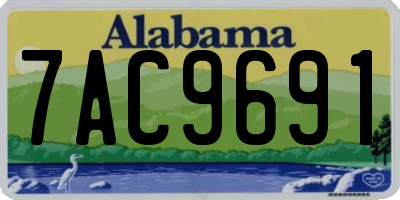 AL license plate 7AC9691