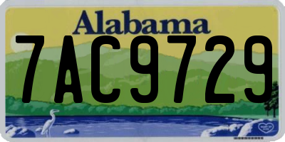 AL license plate 7AC9729
