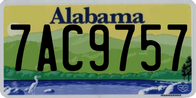 AL license plate 7AC9757