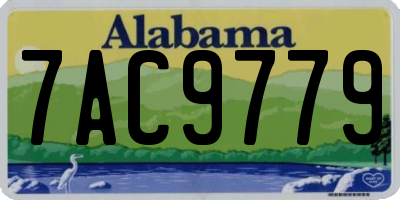 AL license plate 7AC9779