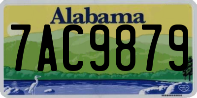 AL license plate 7AC9879