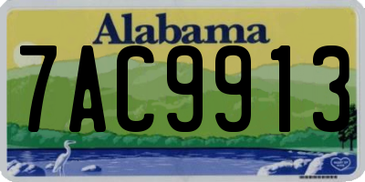 AL license plate 7AC9913