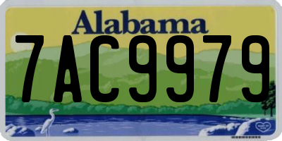 AL license plate 7AC9979