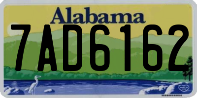 AL license plate 7AD6162