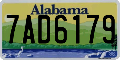 AL license plate 7AD6179