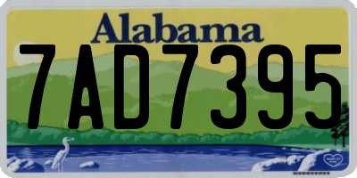 AL license plate 7AD7395