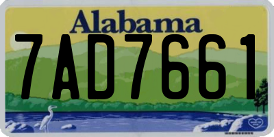 AL license plate 7AD7661