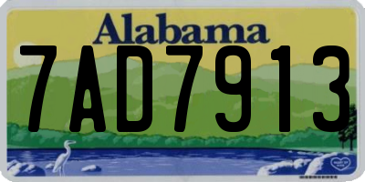 AL license plate 7AD7913
