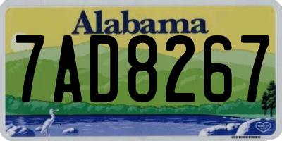 AL license plate 7AD8267
