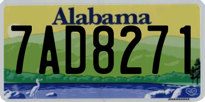 AL license plate 7AD8271