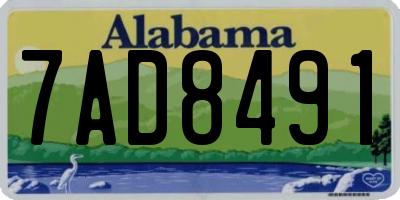 AL license plate 7AD8491
