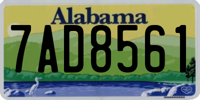 AL license plate 7AD8561