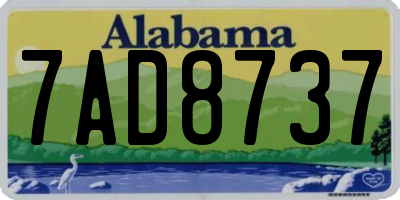 AL license plate 7AD8737