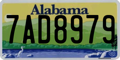 AL license plate 7AD8979
