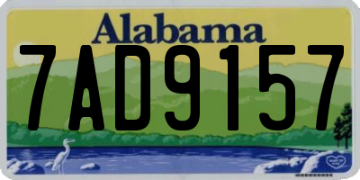 AL license plate 7AD9157