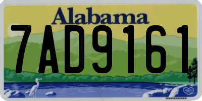 AL license plate 7AD9161