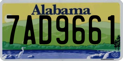 AL license plate 7AD9661