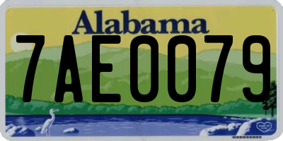 AL license plate 7AE0079