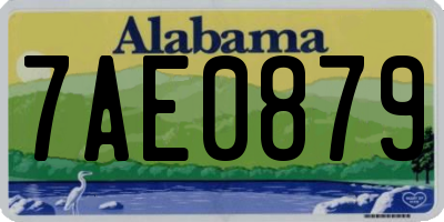 AL license plate 7AE0879