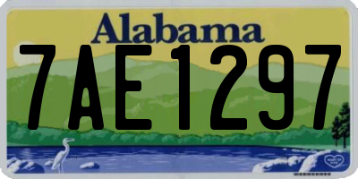 AL license plate 7AE1297