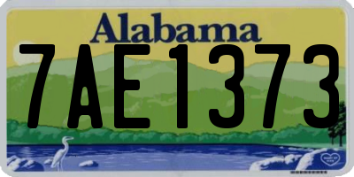 AL license plate 7AE1373