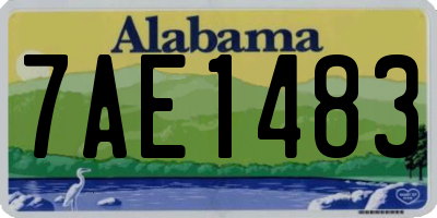 AL license plate 7AE1483