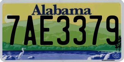 AL license plate 7AE3379