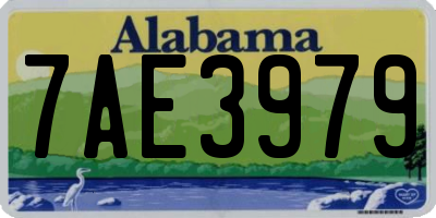 AL license plate 7AE3979